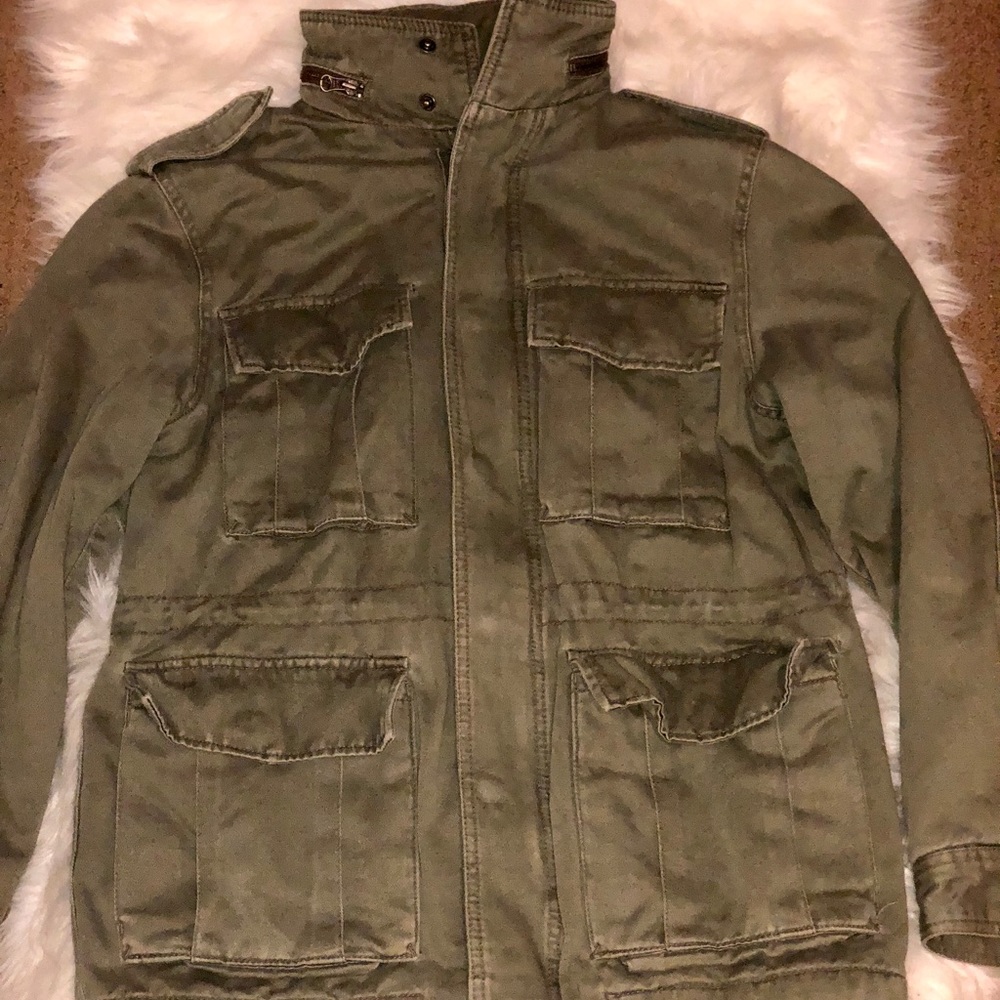 Cherokee army green utility jacket